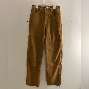 Women’s  Levi Mustard Yellow 90’s Corduroy Pants